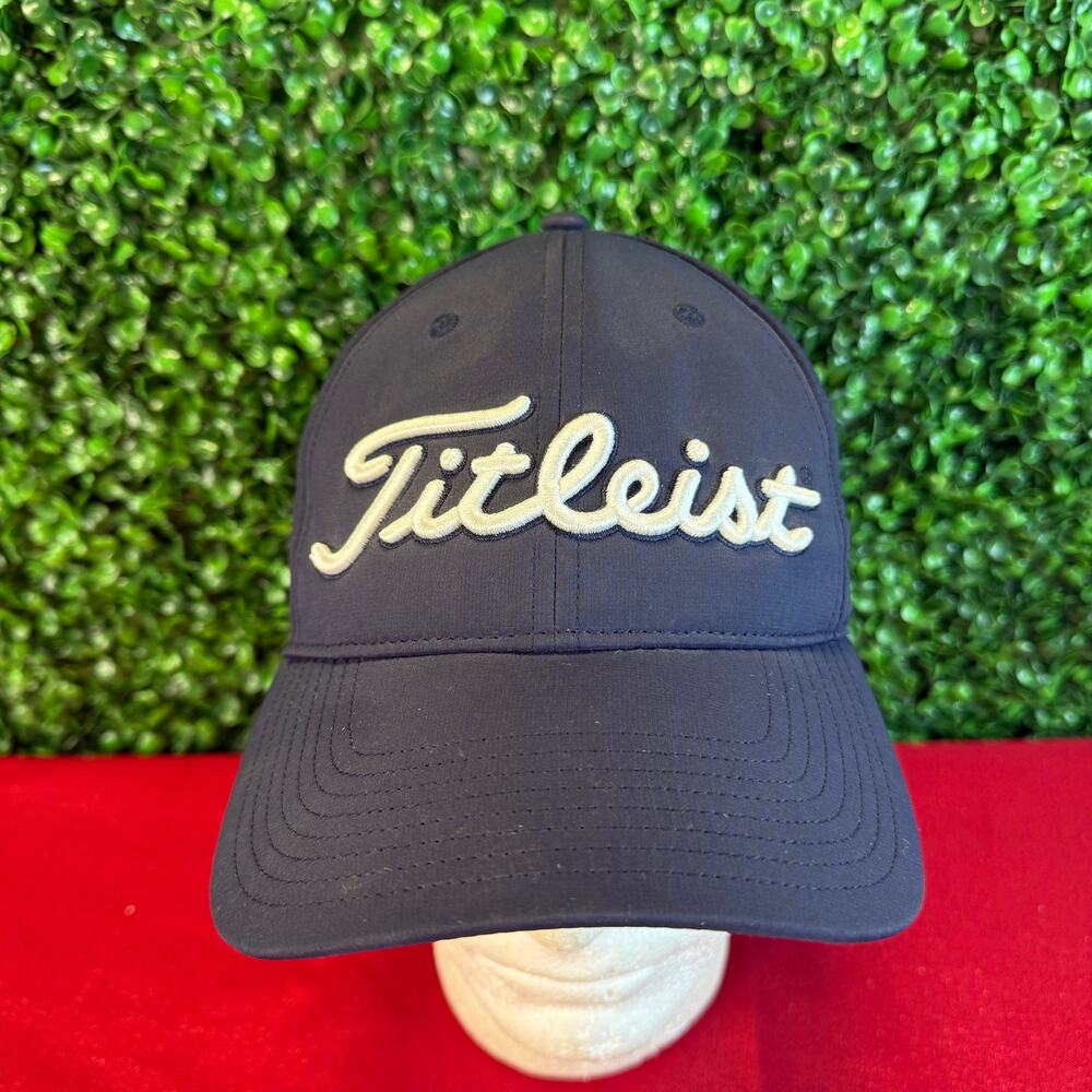 Titleist Navy Golf Hat Dr Pepper Logo One Size Fits All OSFA Cap